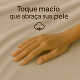 Jogo De Cama Super King 4 Peças 1000 Fios Acetinado Algodão